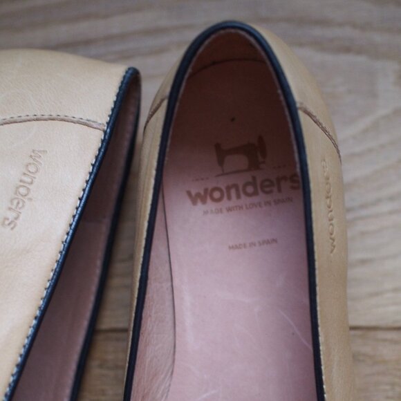 Wonders | Leather Loafers w Black Bows - Picture 2 of 10